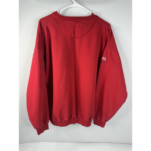 Vintage Ferrari Racing Crewneck Doyle Risi 90s Sweatshirt Red Size Lg Time Out - Picture 7 of 10